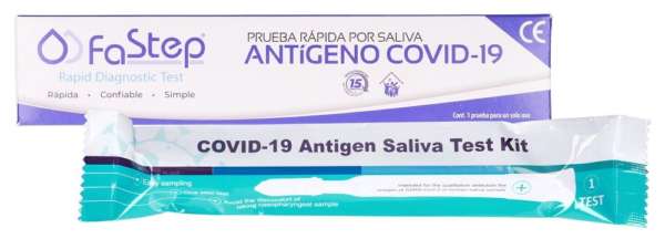 Prueba Rápida Fastep de Antigeno por saliva COVID-19 SARS-COV-2